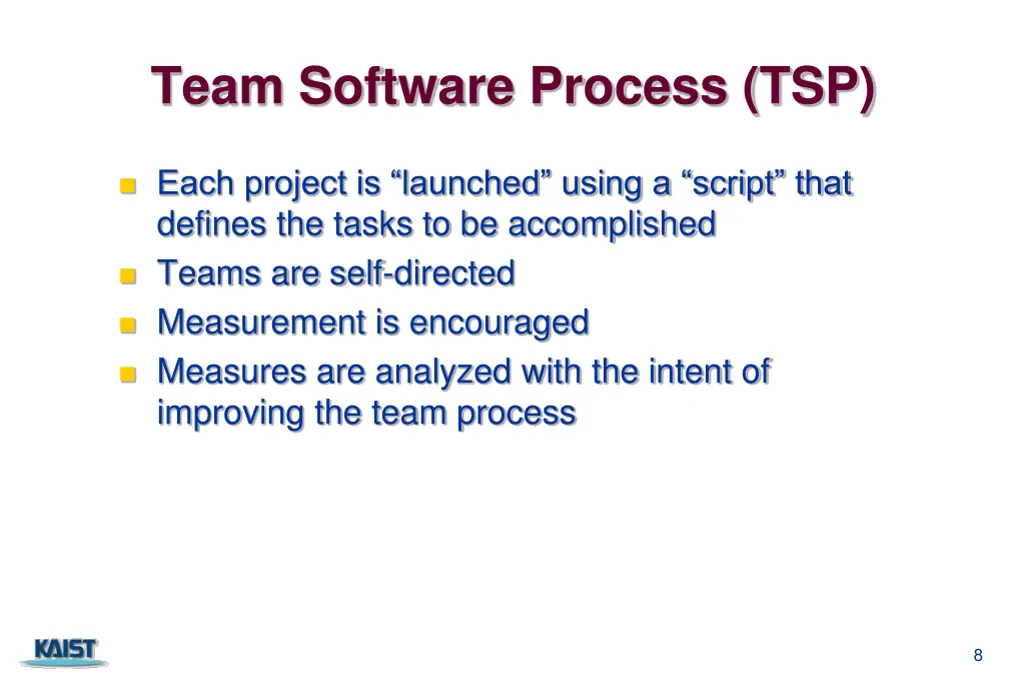 team software process tsp