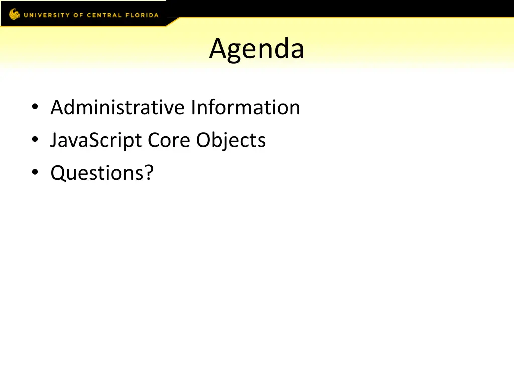 agenda