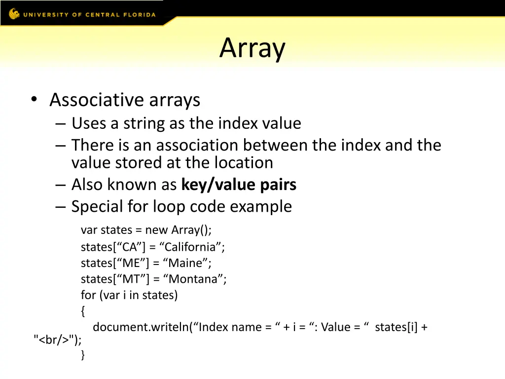 array 5
