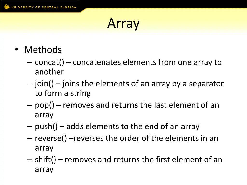 array 8