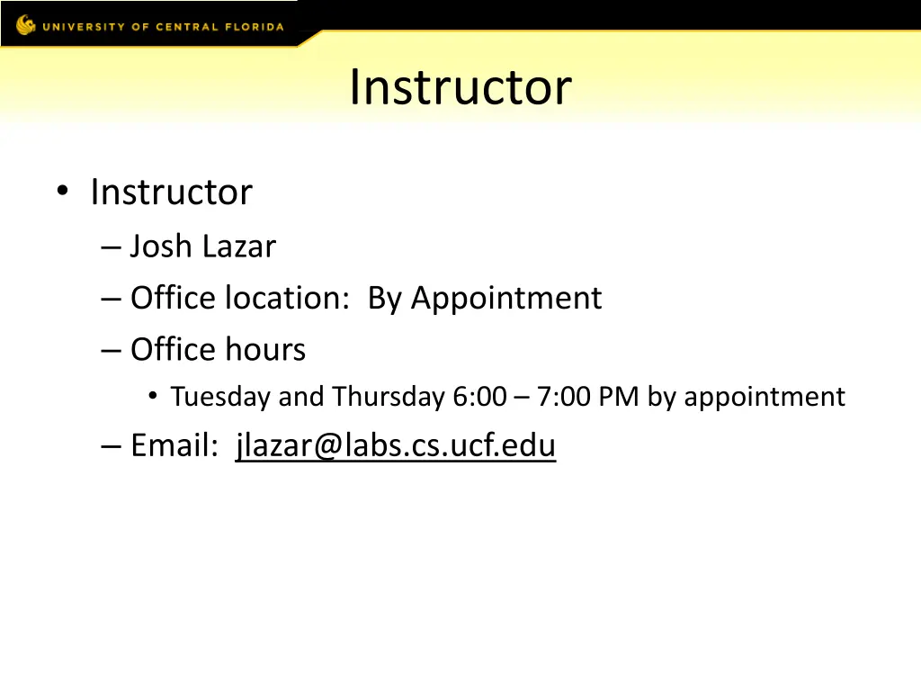 instructor