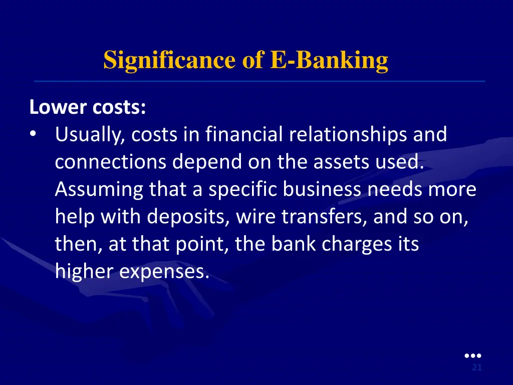 significance of e banking 2