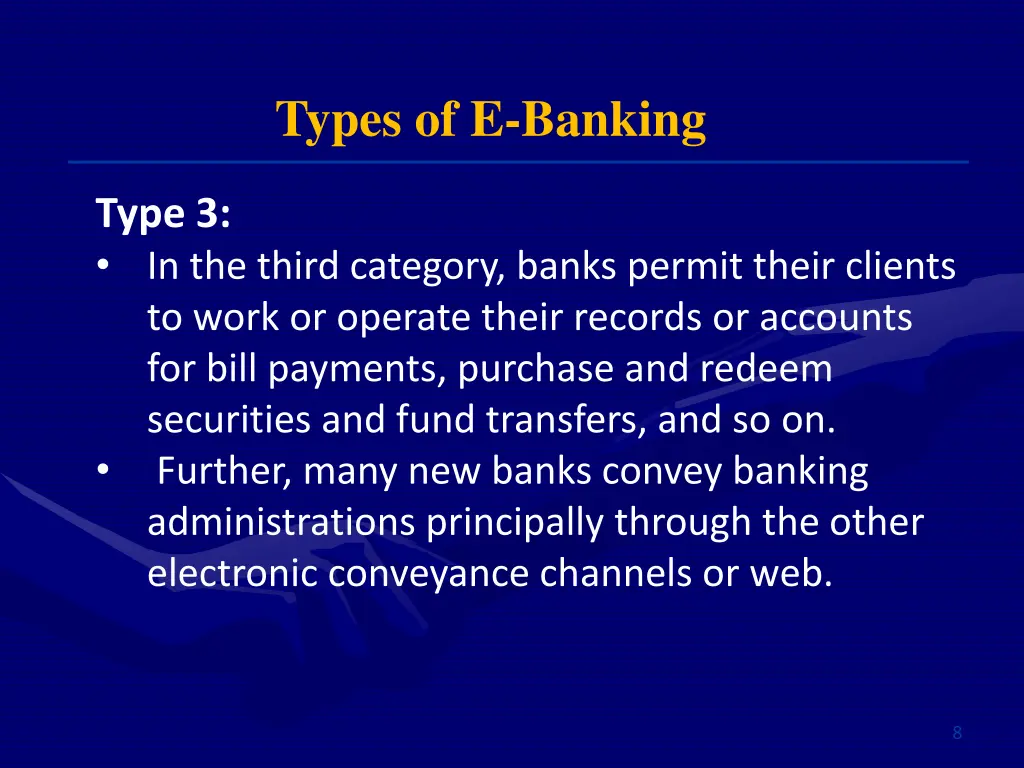 types of e banking 2