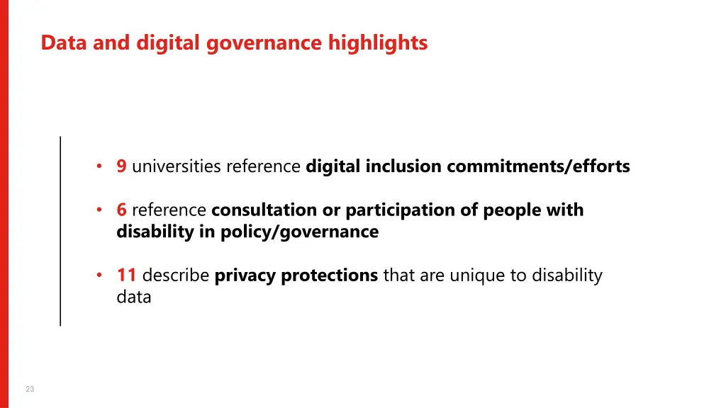 data and digital governance highlights