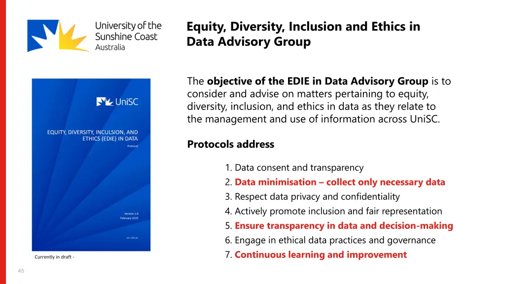 equity diversity inclusion and ethics in data
