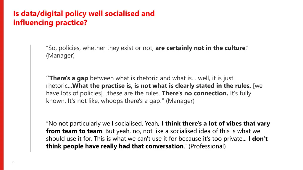 is data digital policy well socialised