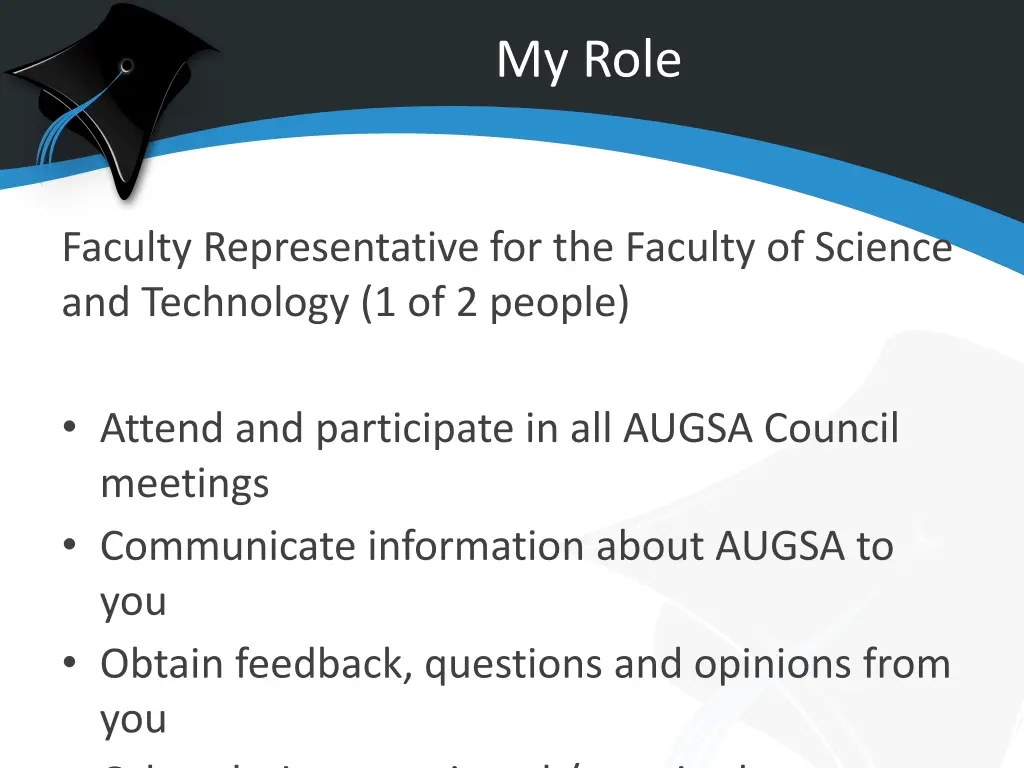 my role