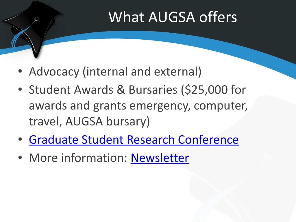 what augsa offers
