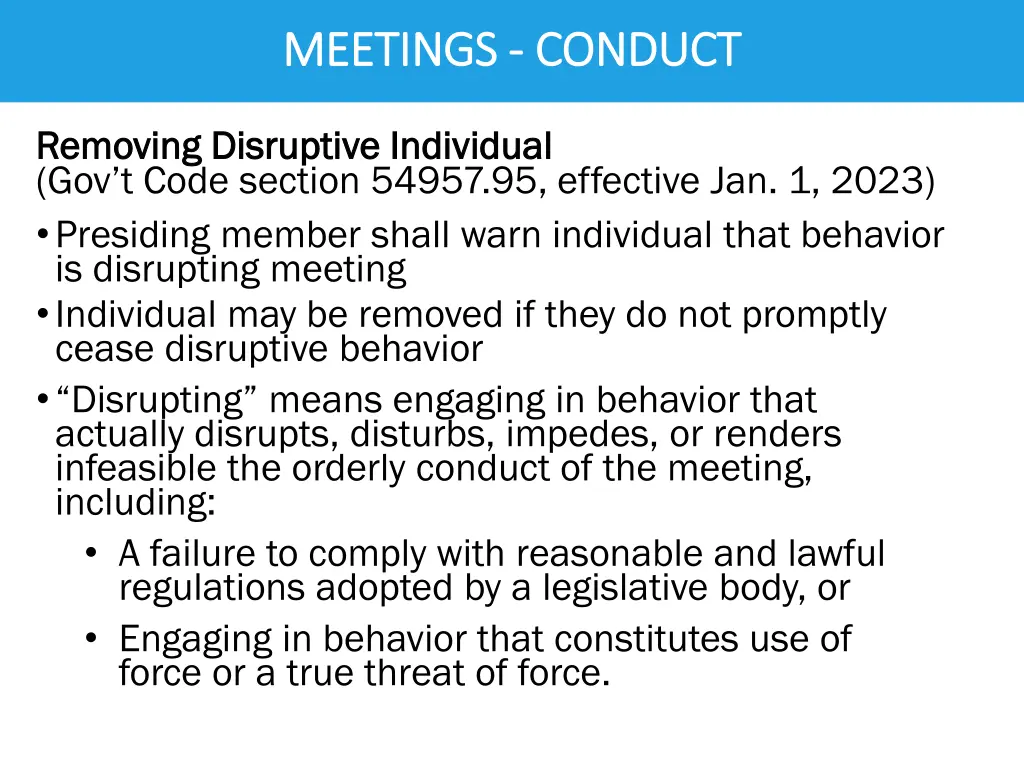 meetings meetings conduct 1