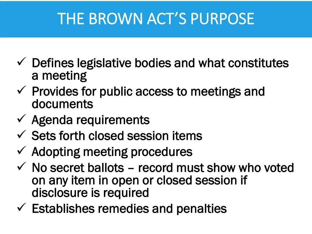 the brown act s purpose the brown act s purpose