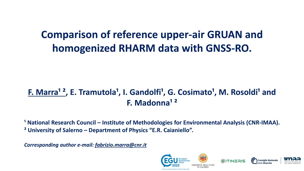comparison of reference upper air gruan