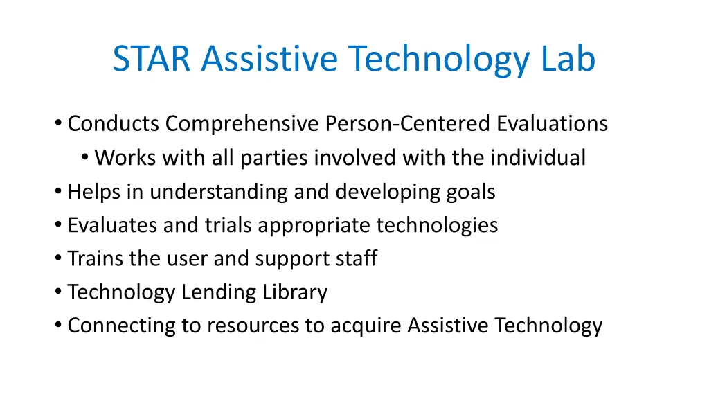 star assistive technology lab 7