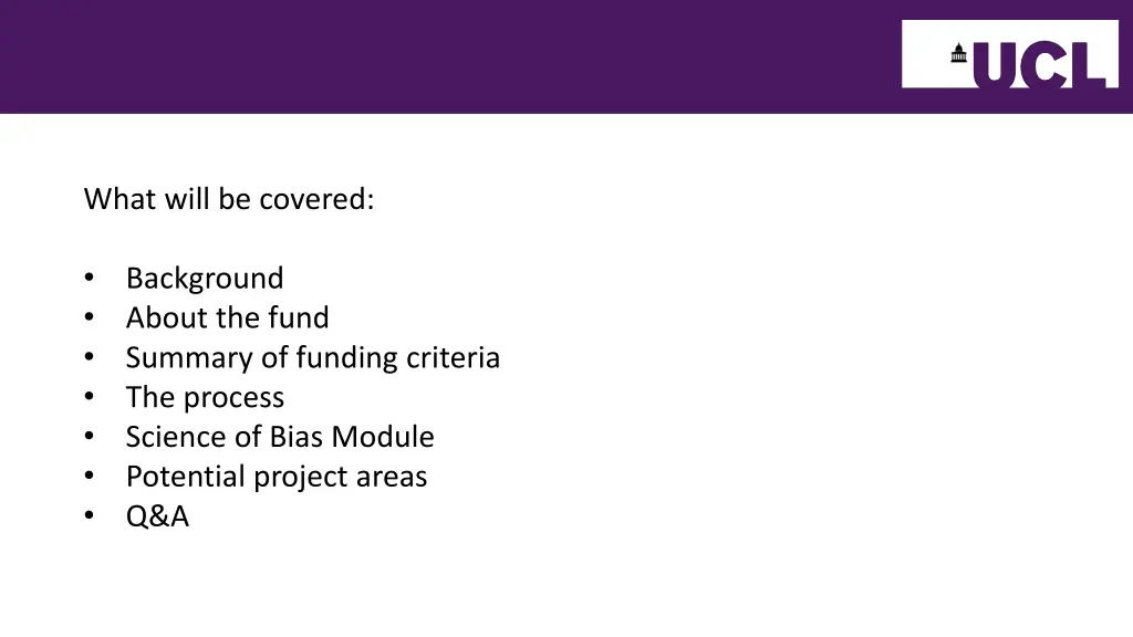 what will be covered