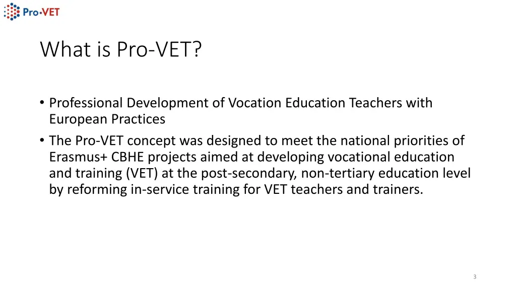 what is pro vet