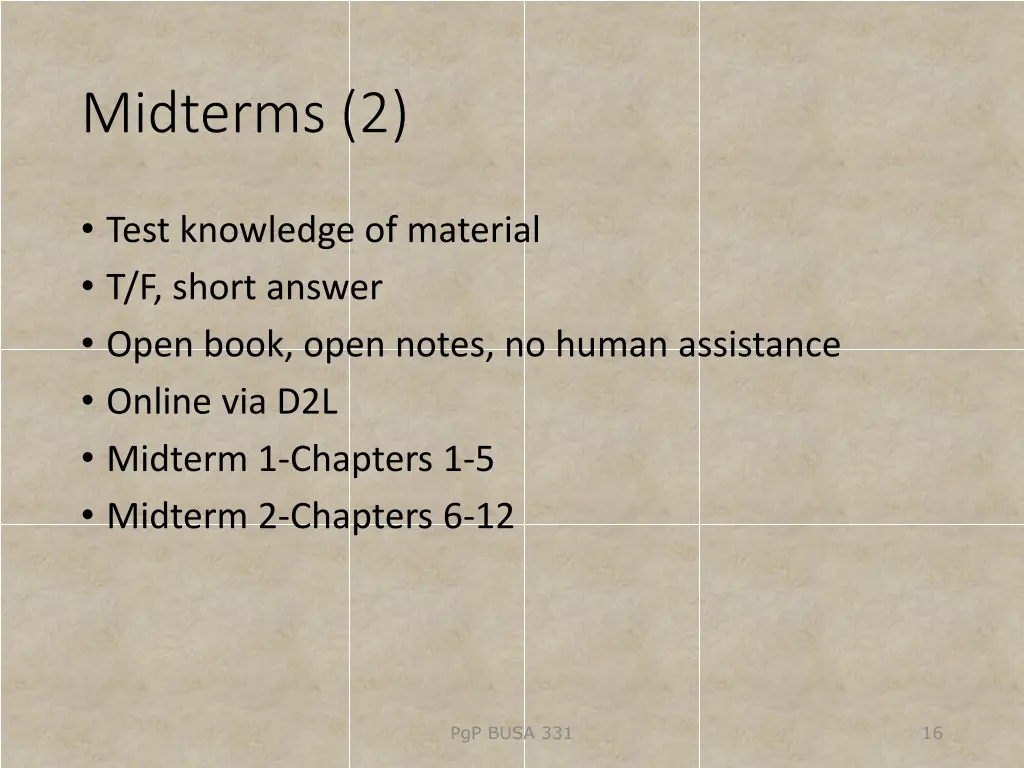 midterms 2