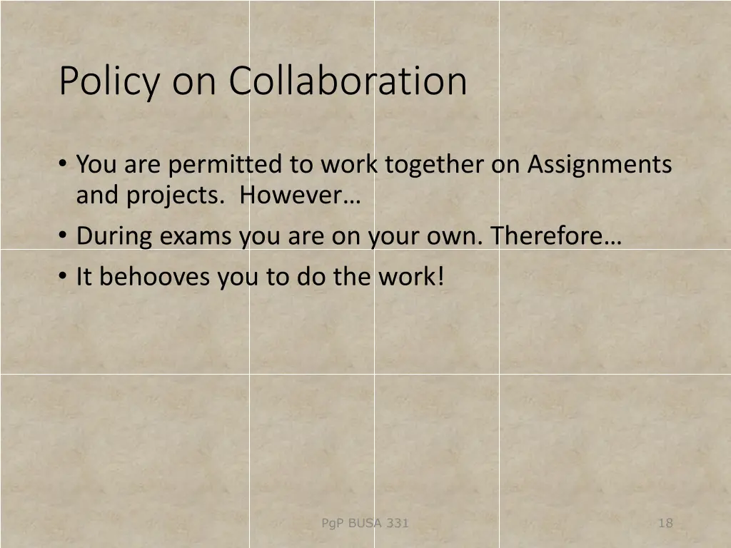 policy on collaboration