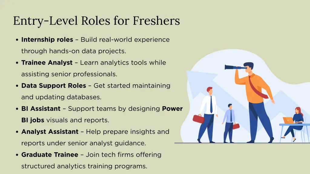 entry level roles for freshers