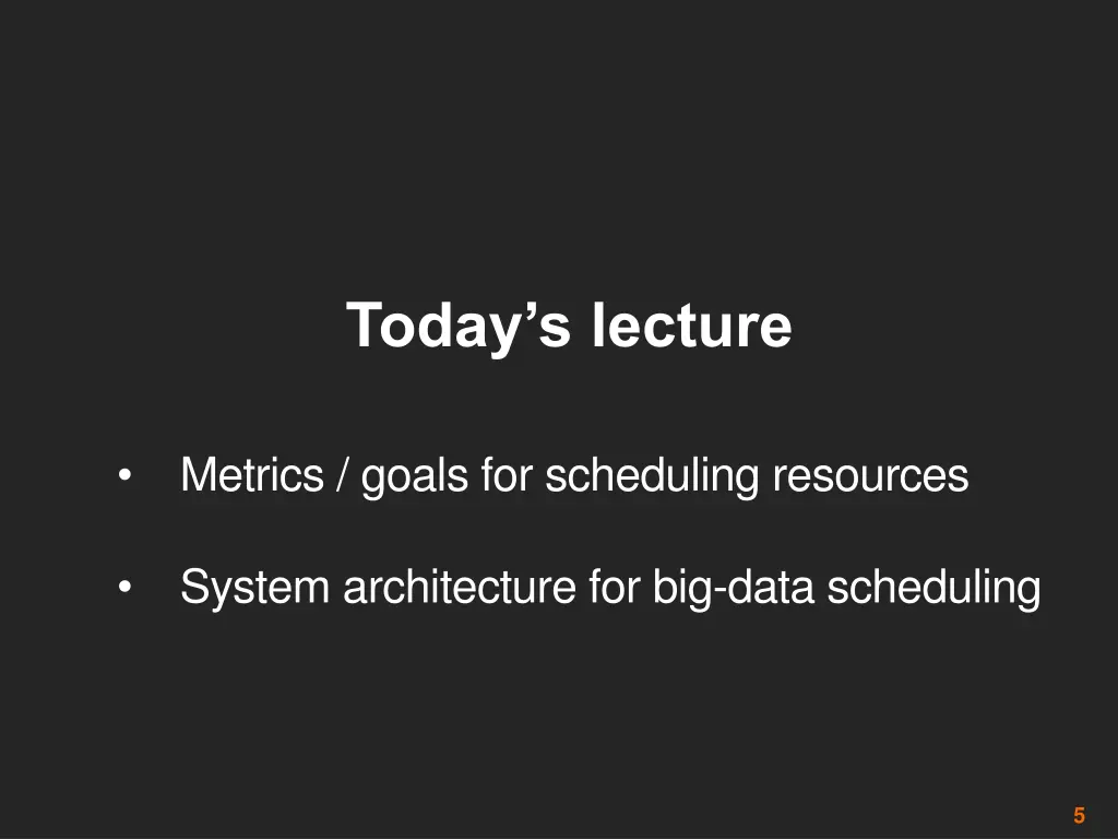 today s lecture
