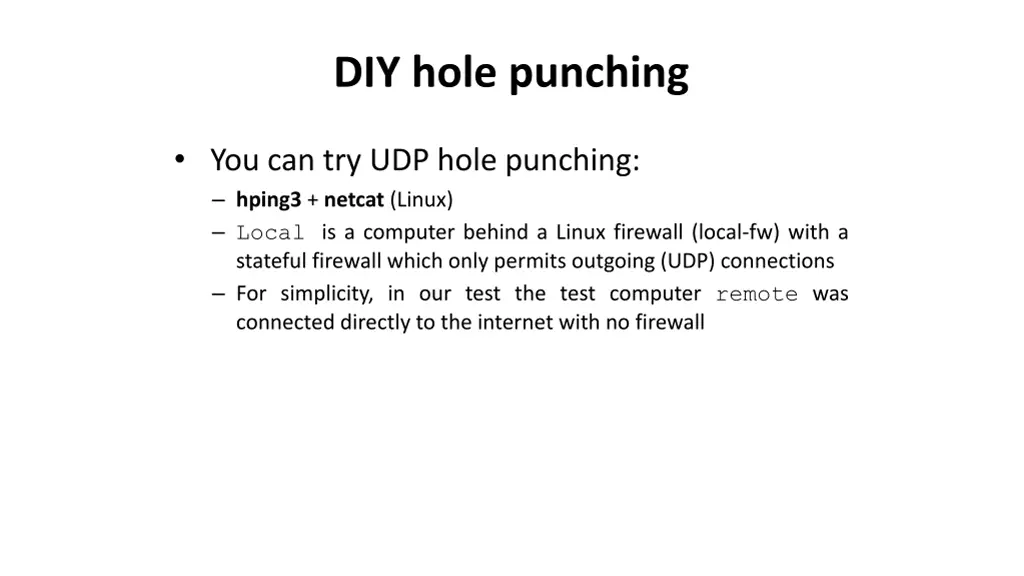 diy hole punching