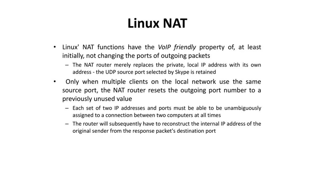 linux nat