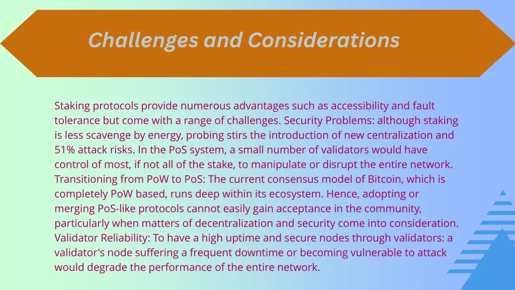 challenges and considerations
