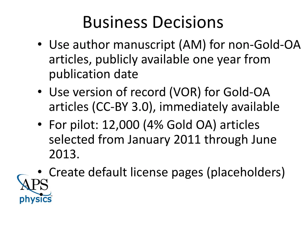 business decisions use author manuscript
