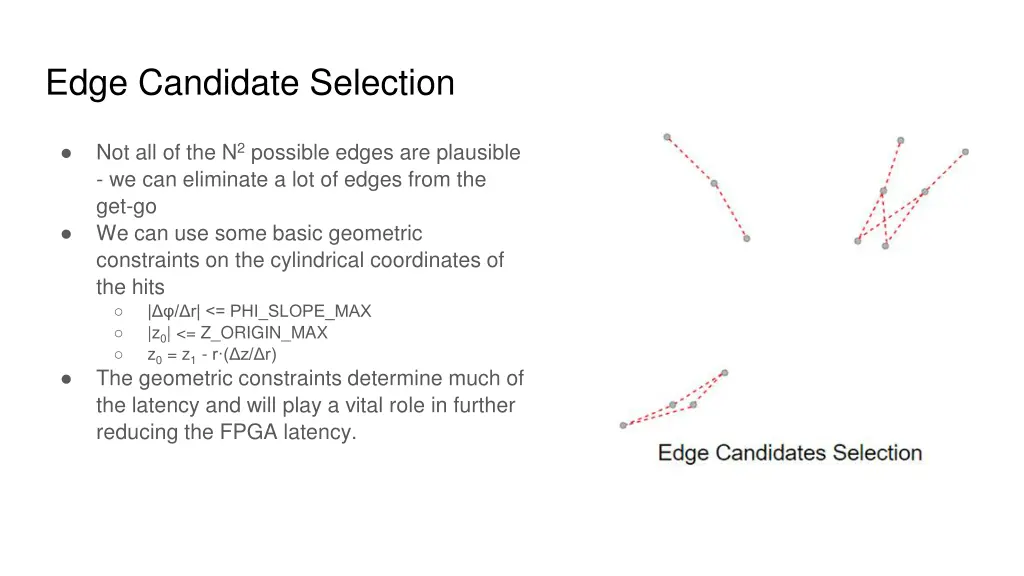 edge candidate selection