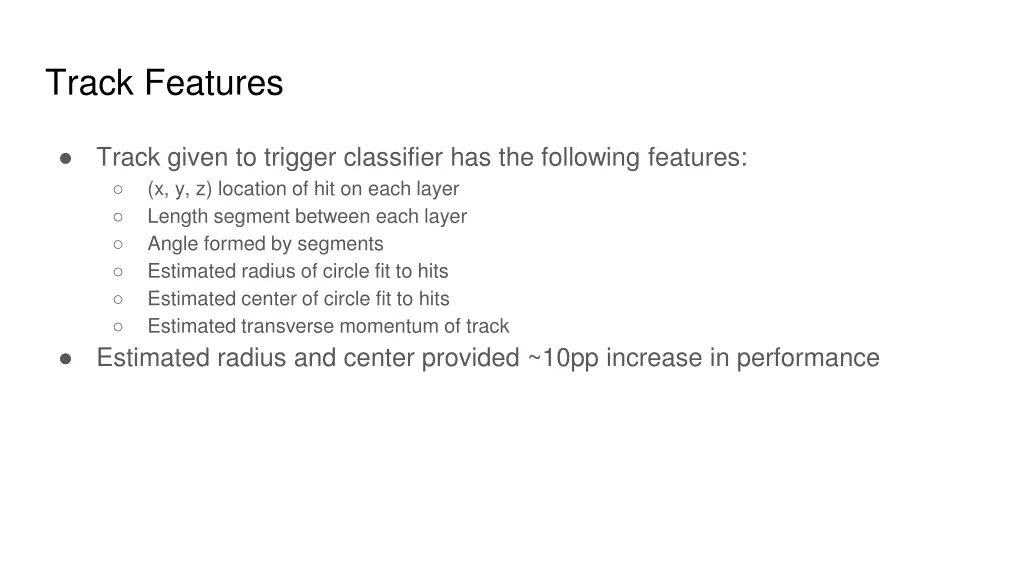 track features