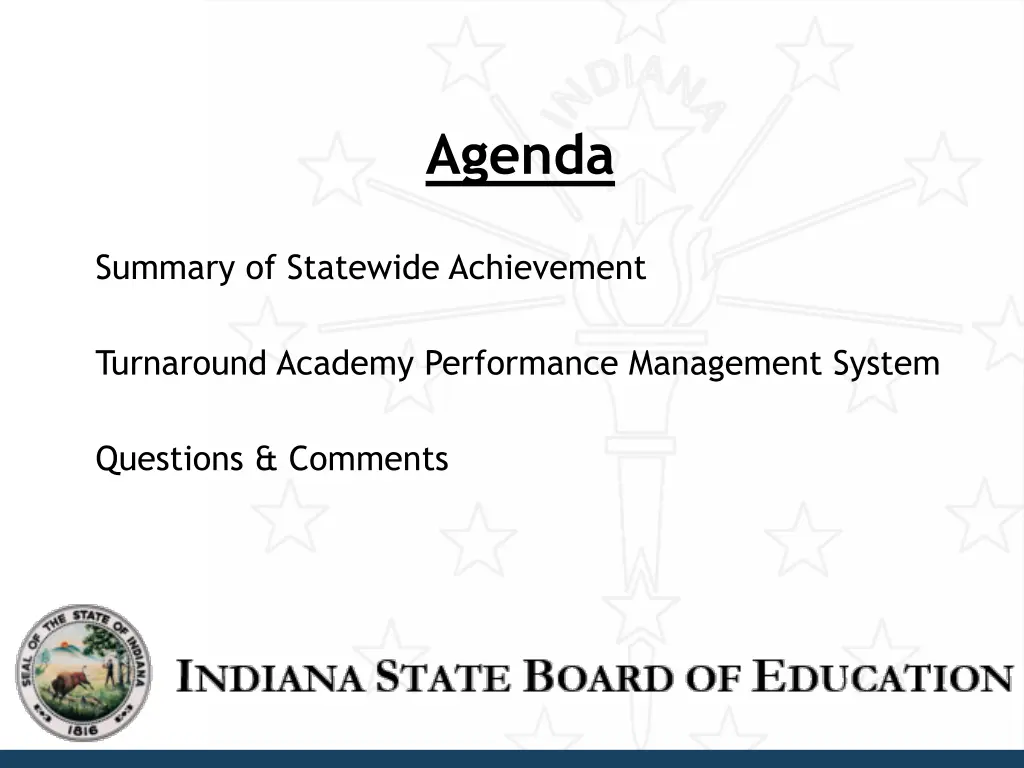 agenda