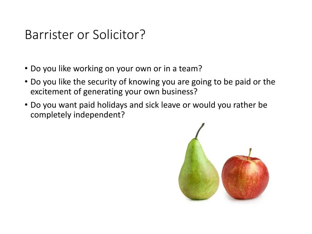 barrister or solicitor