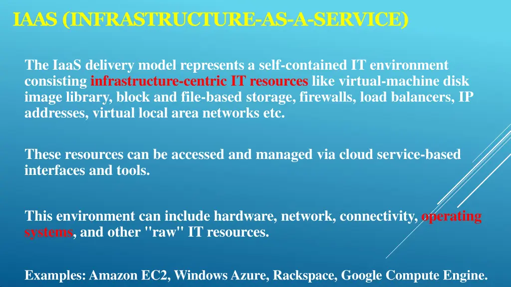 iaas infrastructure as a service 1