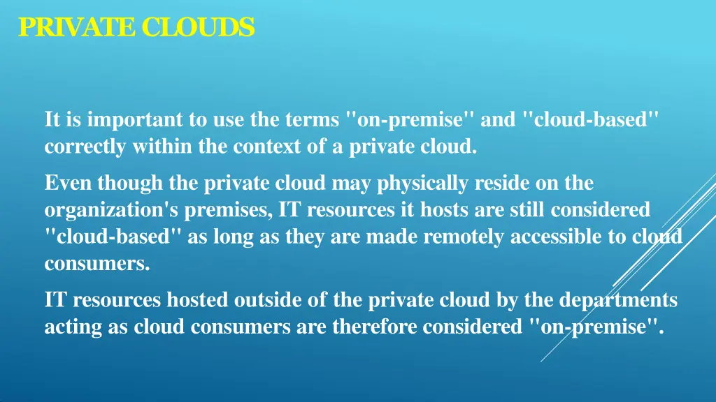 private clouds 1