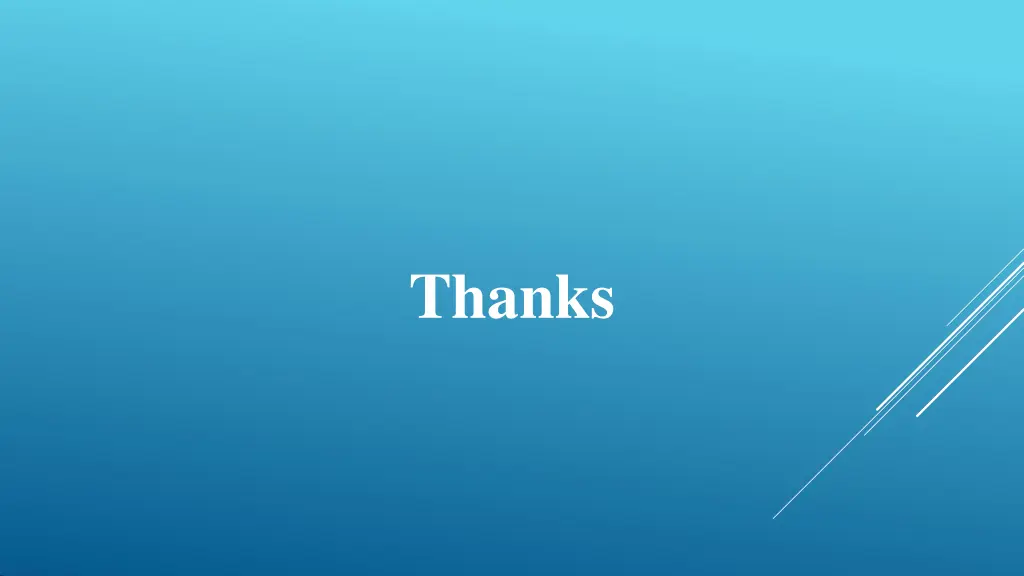 thanks