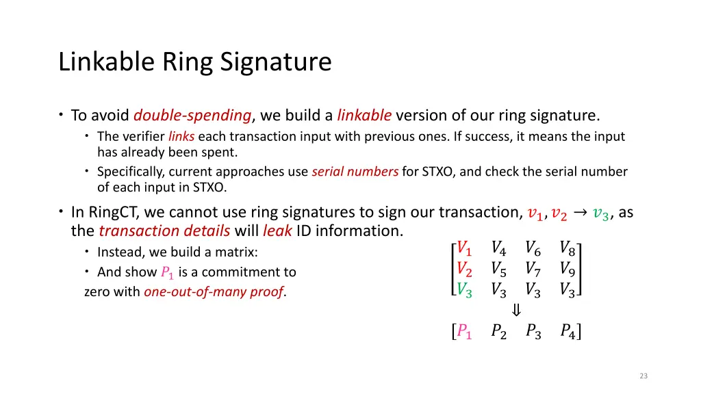 linkable ring signature
