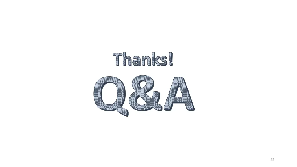 thanks q a