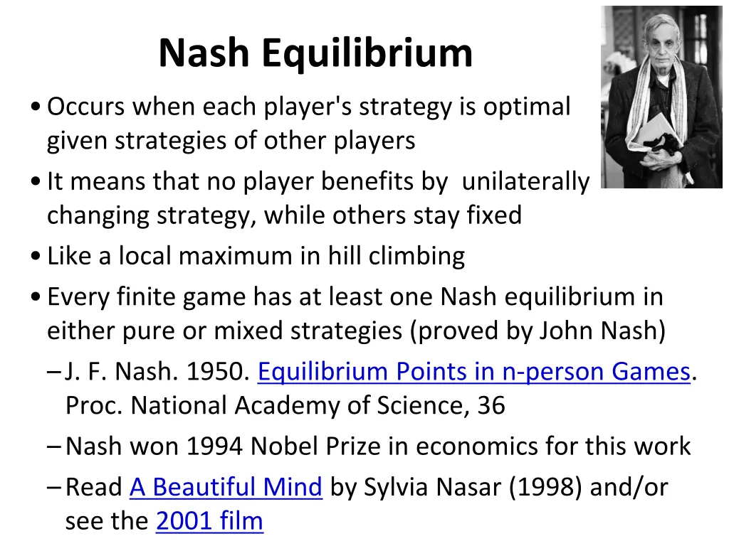 nash equilibrium