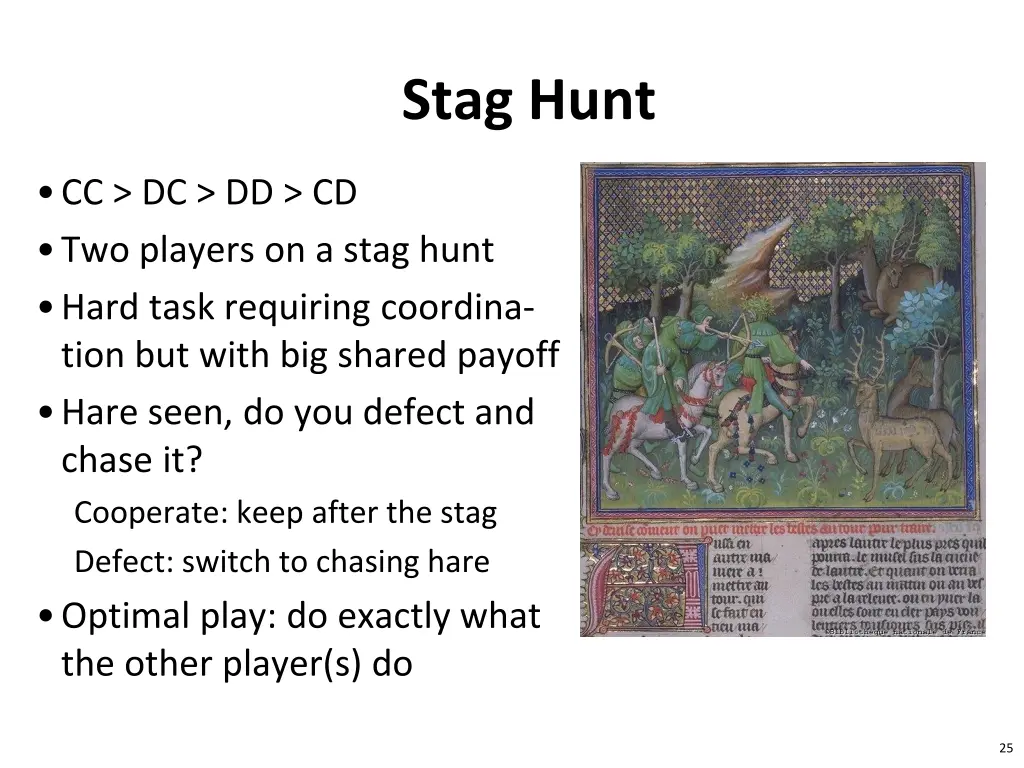stag hunt
