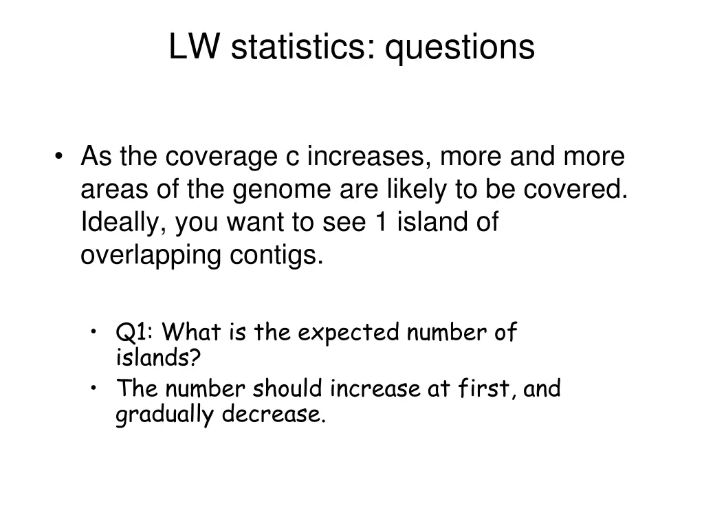 lw statistics questions