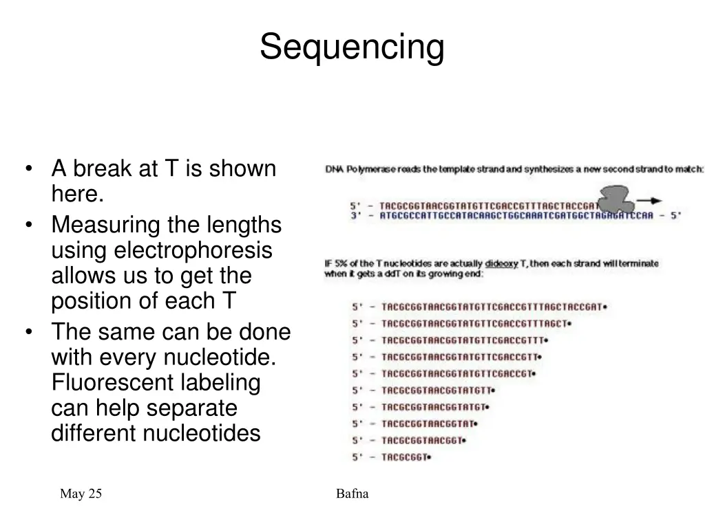 sequencing
