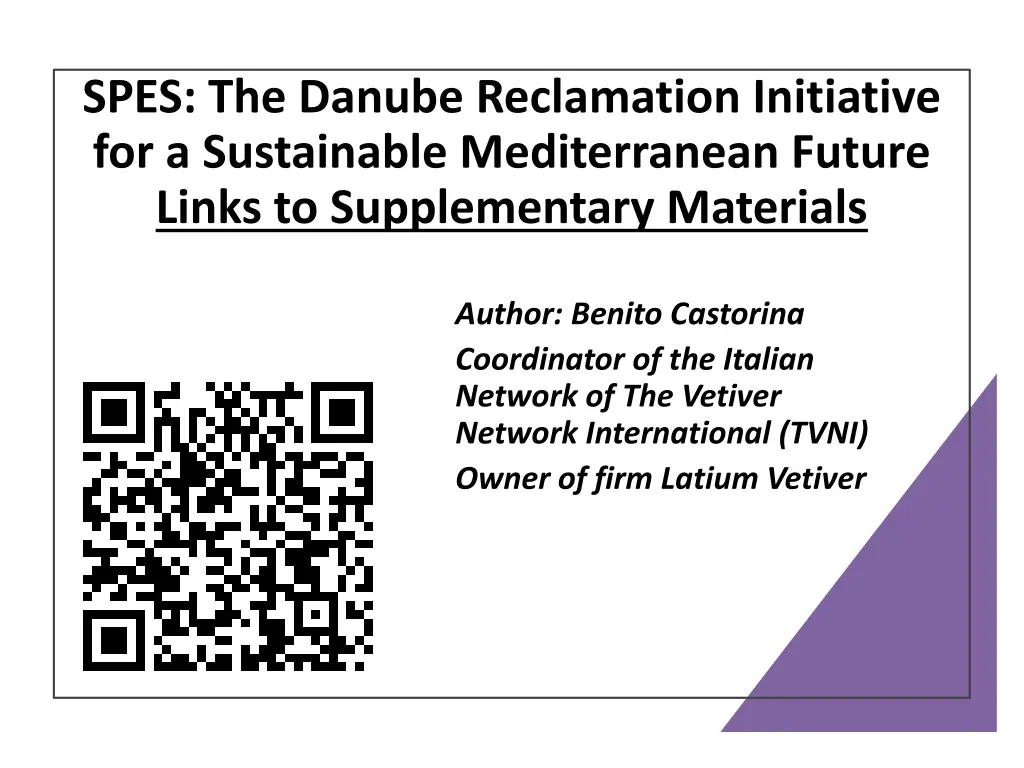 spes the danube reclamation initiative