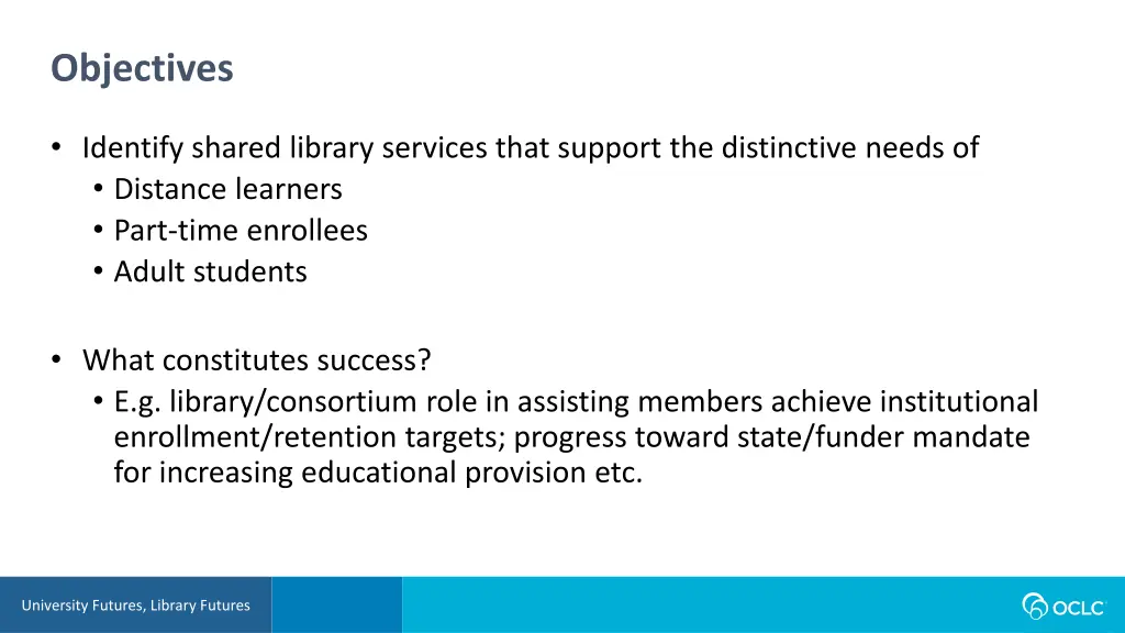 objectives 1