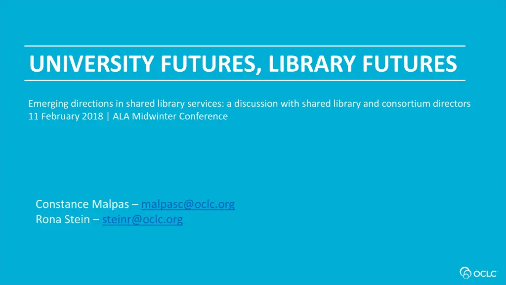 university futures library futures