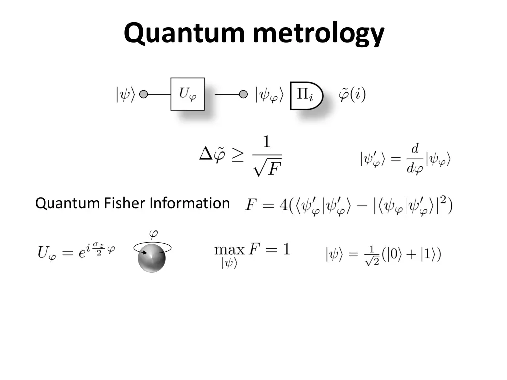 quantum metrology