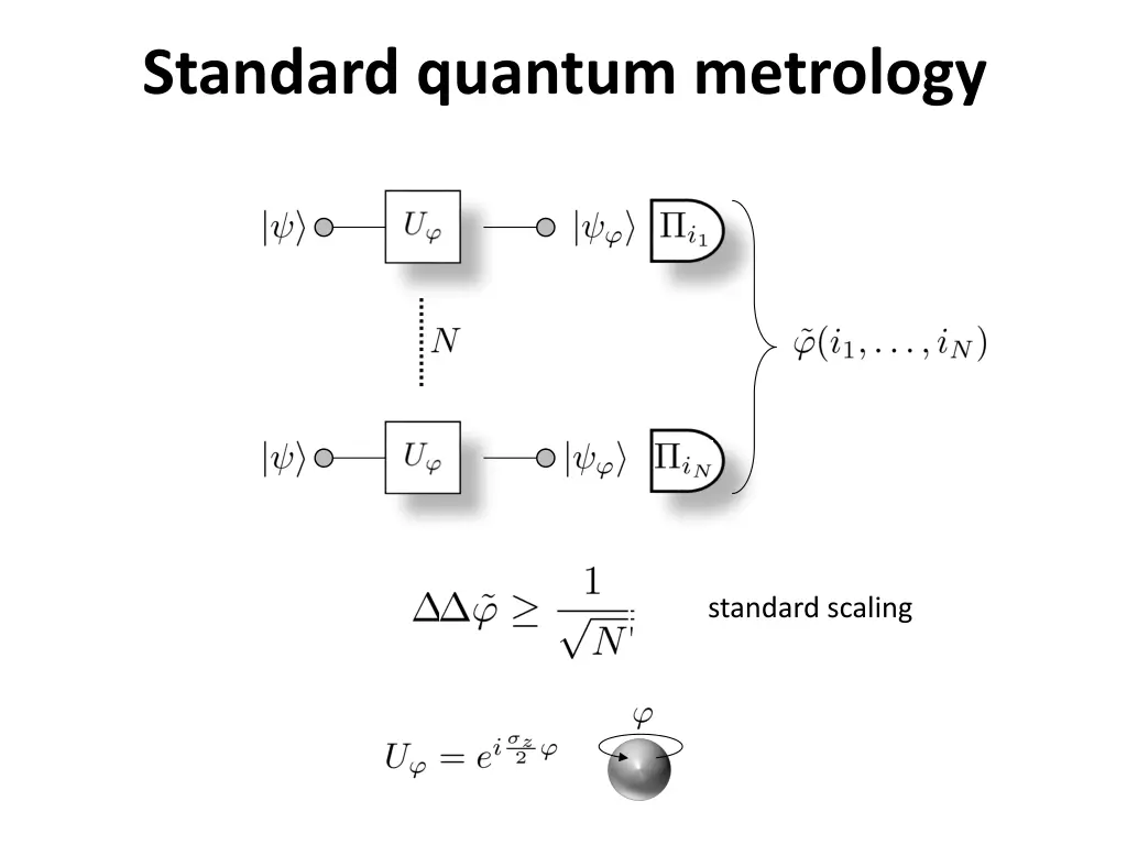 standard quantum metrology
