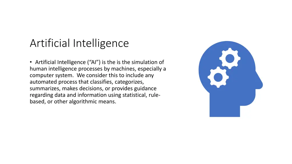 artificial intelligence