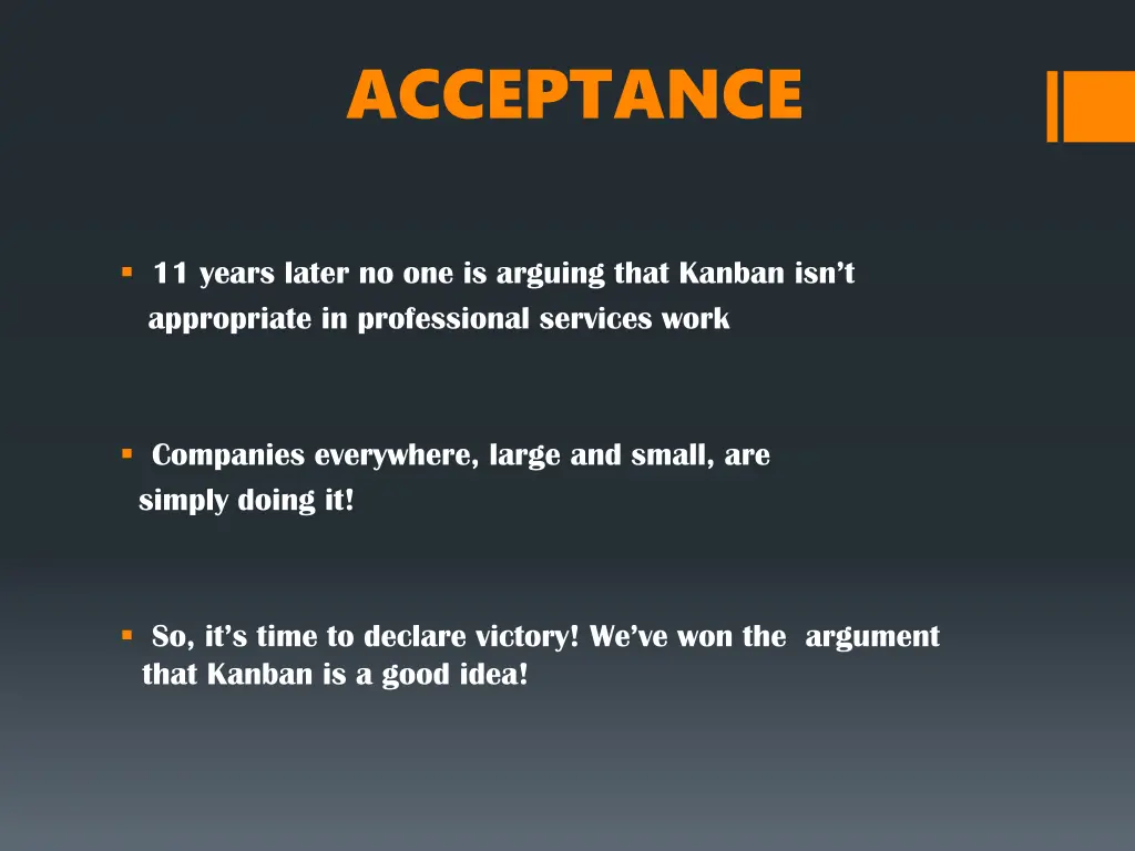 acceptance