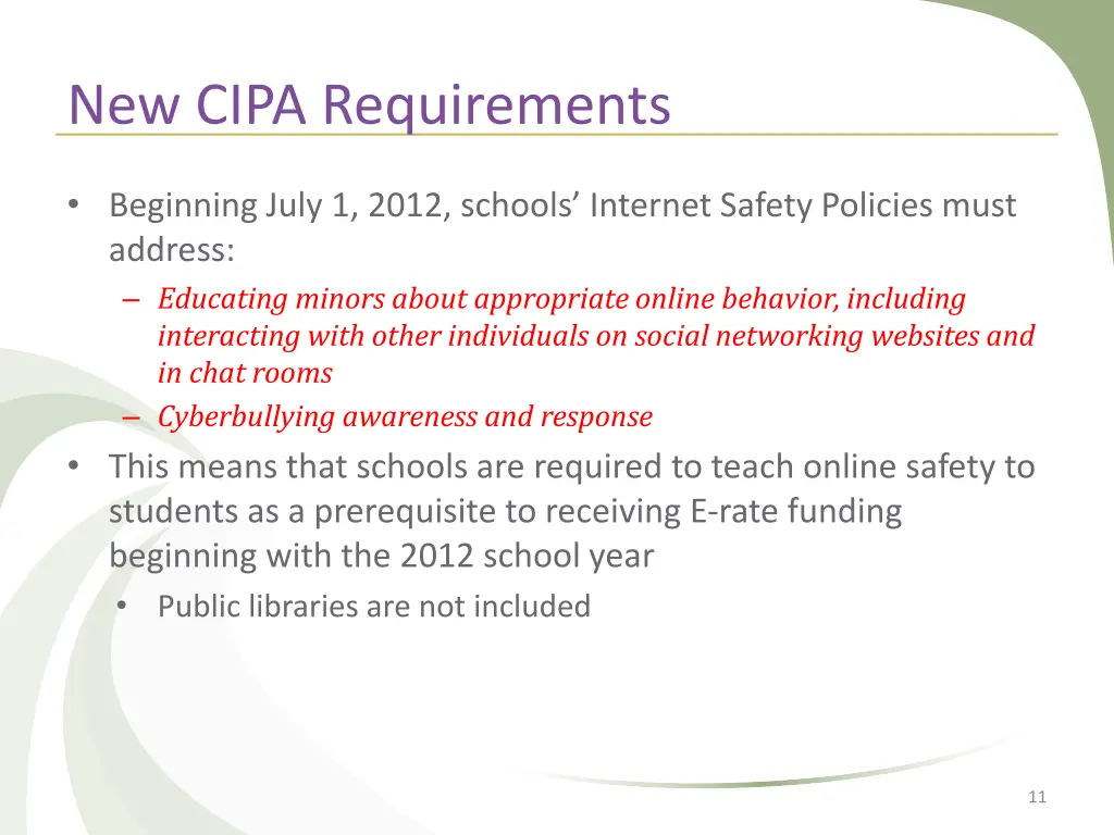 new cipa requirements