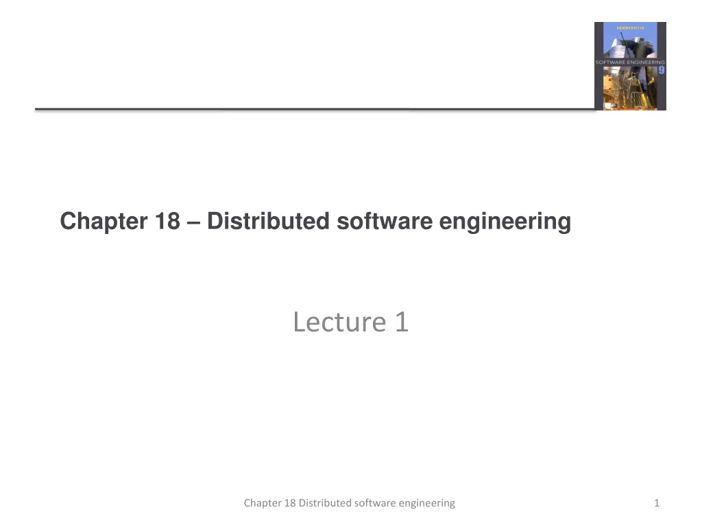 chapter 18 distributed software engineering