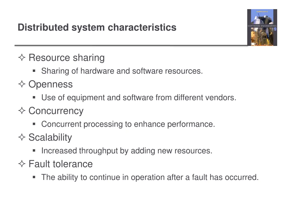 distributed system characteristics
