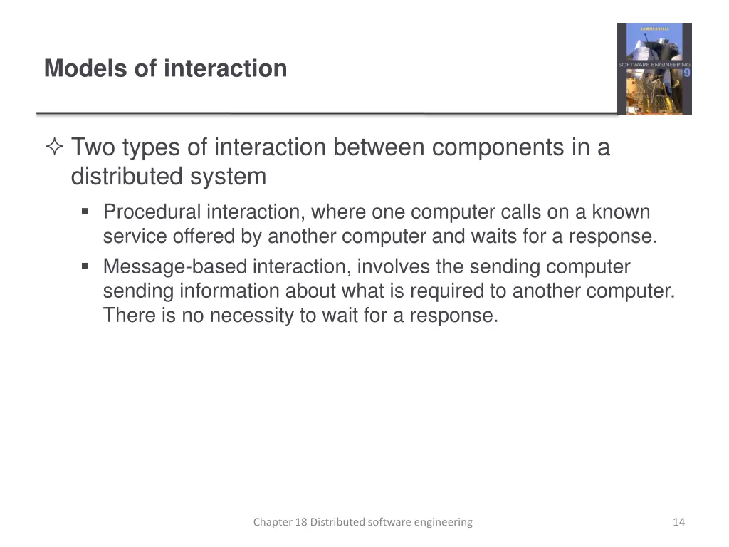 models of interaction